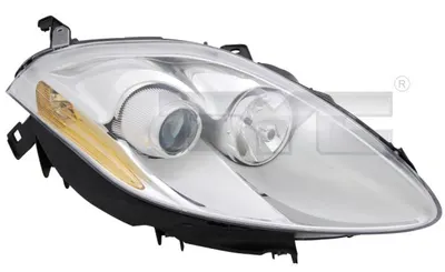 Far stanga (H1, reglaj electric, cu motoras, fundal cromat) FIAT BRAVO II