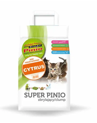 BENEK Super Pinio Asternut pentru animale, cu miros de lamaie 7 L