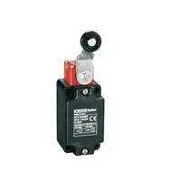 Plastic Limitator de Cursa, T Series (dimensions To En 50041), Roller Lever, Without Reset Button, Contacts 1no+1nc Slow Action. Rubber Roller Ø50x10mm