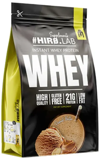 Instant Whey Protein, unt de arahide, 750 g, Hero.Lab