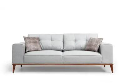 Canapea extensibila MONTANA, 3 locuri, gri, 223x91x85 cm