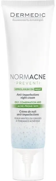 Dermedic Normacne Cremă de noapte anti-imperfecțiuni, 40 ml