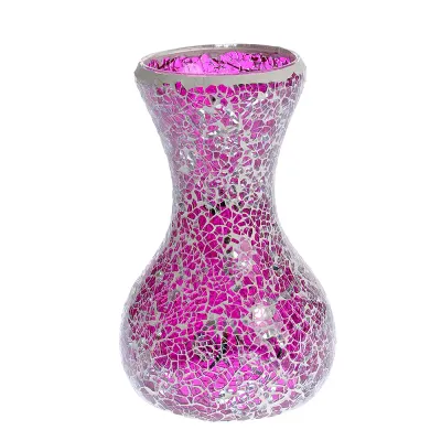 Vaza mozaic roz 20 cm