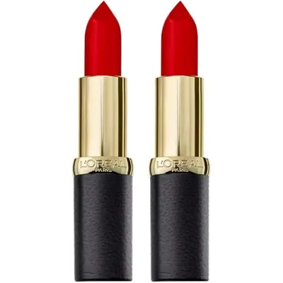 Ruj mat, L'Oréal, Color Rich, roșu intens