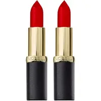 Ruj mat, L'Oréal, Color Rich, roșu intens