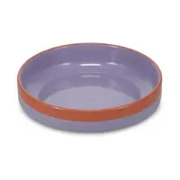 Bol mic portocaliu/mov din gresie 1,2 l Duo – ONA