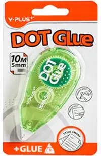 Lipici banda. Dot glue. Verde