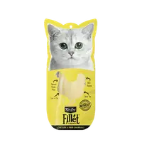 Recompense lichde pentru pisici Kit Cat Fillet Fresh, pui si fibre, hairball, 30g