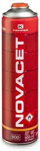 Butelie de gaz Kemper – Novacet, 580, 600 ml, 330 g, 7/16"
