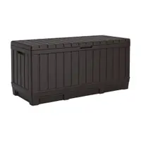 Cutie de depozitare pentru grădină maro din plastic Kentwood – Keter