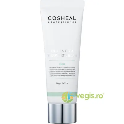 Crema Calmanta pentru Piele Sensibila cu Efect Antirid si de Luminozitate Ultra Cica Recovery 70g