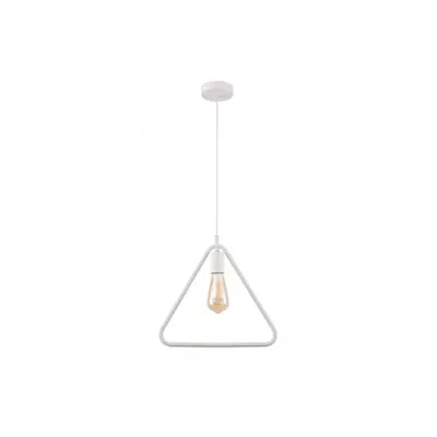 Lampa tavan - Ceiling fixture GIJA,2812, triangle, AC220-240V,50/60Hz,1*E27,max.40W,IP20,38cmx10cm ,single, white