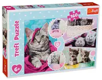 Puzzle Trefl din 160 de piese - Pisicute