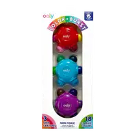 Set creioane cerate multicolore , set de 3 18 culori Grip Crayons