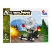 Set de constructie Alleblox Military Force - vehicul militar cu antena