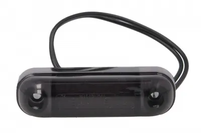 Lumina delimitare stanga dreapta, forma: oval, portocaliu fumuriu, LED, inaltime 24mm; latime 84mm; adancime 25mm lungime cablu 240mm, 12 24V (IP6K9K)
