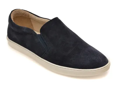 Pantofi RELAX bleumarin, 7203, din piele intoarsa