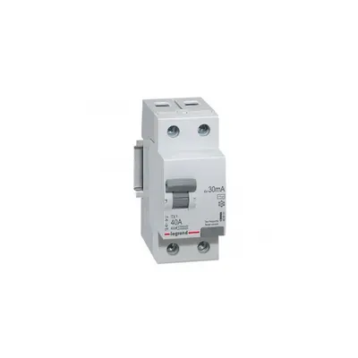 Intrerupator diferential RCCB TX³ - 2P 230 V~ - 30 mA - 40 A - AC type - nu accepta auxiliare