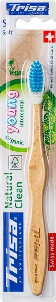 Periuta de dinti vegana Natural Clean Young, 1 bucata, Trisa