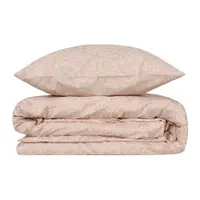 Lenjerie de pat din bumbac satinat Cream, 140 x 200 cm, crem
