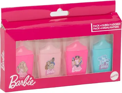 Set markere Cerda Barbie - 4 bucăți