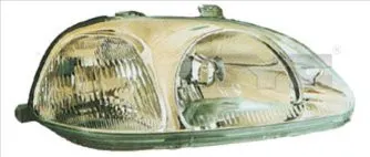 Far Dreapta (H4, mecanic, fara motoras, culoare insertie: cromat) potrivit HONDA CIVIC VI 1994-1998