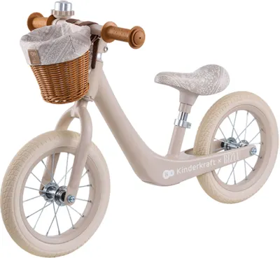 Bicicletă de echilibru KinderKraft Bizuu - Rapid 2, alb