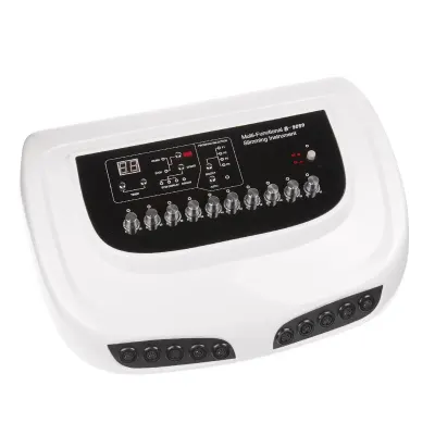 Dispozitiv cu infrarosu, electrostimulare, panou LCD, 15W, 5 programe, 8 nivele de intensitate, 100-650 Hz