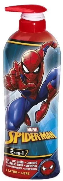 Lorenay Gel de duș și șampon 2 în 1 Spiderman, 1 l