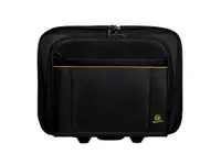 Troler de mana cu 2 roti laptop, 44x37x20 cm, Exactive Exacompta 18534E, negru