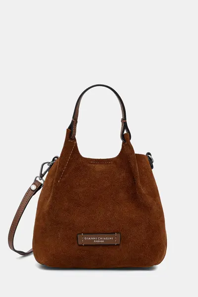 Gianni Chiarini geantă crossbody pentru femei din piele întoarsă DUA