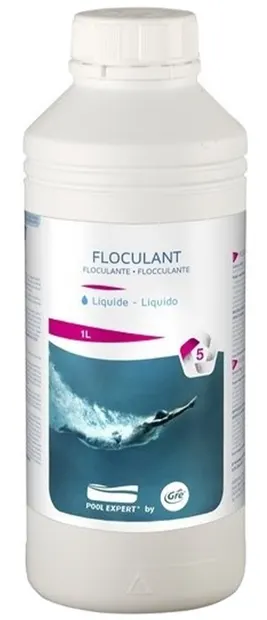 Clarificator lichid pentru piscine Gre - Flucolant Pool Expert, 1 l