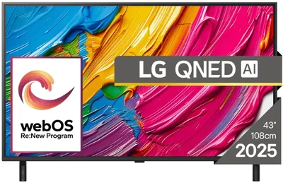 Smart televizor LG - 43QNED80A3A, 43'', 4K Upscaling, QNED, HDR10, HLG, ThinQ AI, negru