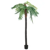 Gossi planta artificiala palmier phoenix cu ghiveci, verde, 305 cm