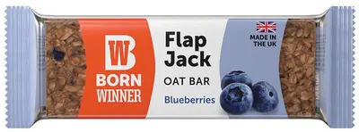 Flap Jack Oat Bar, afine albastre, 90 g, Born Winner