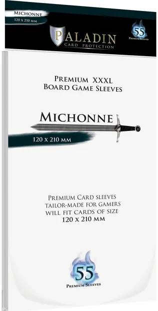 Protecții pentru cărți de joc Paladin - Michonne 120 x 210 (55 buc.)