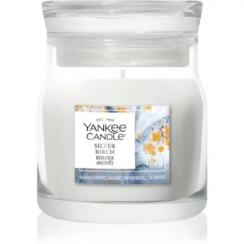 Yankee Candle Silver Birch lumânare parfumată Signature