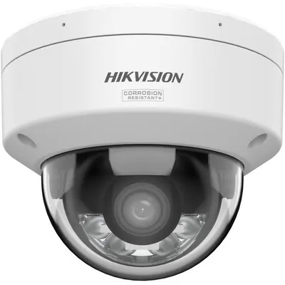 Camera de supraveghere IP Dome 8MP Smart Hybrid Light with ColorVu Hikvision DS-2CD2147G3-LIS2UY(2.8MM), lentila fixa 2.8mm, ilu