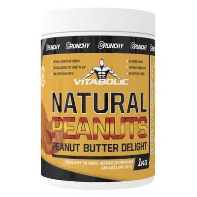 Unt de arahide crunch, 1kg, Vitabolic