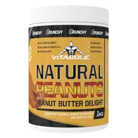 Unt de arahide crunch, 1kg, Vitabolic