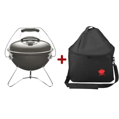 Starter Pack Weber - Gratar carbuni Smokey Joe Premium - Gri