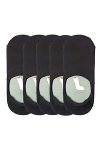 Talpici low-cut barbati Basic Black - set 5 perechi (Marime sosete: 43/46)