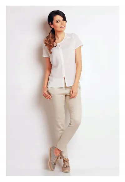 Bluza dama InfiniteYou - Poliester/Elastan - Ecru