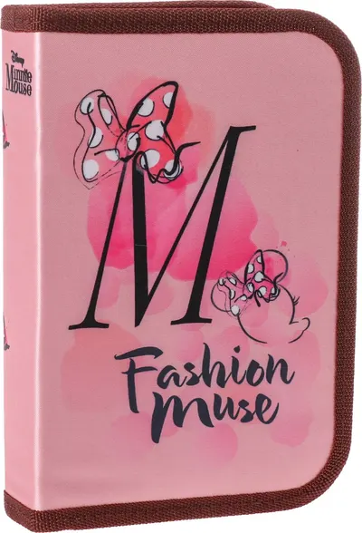 Penar școlar echipat Play Minnie Mouse - Fashion Minnie, cu 1 fermoar