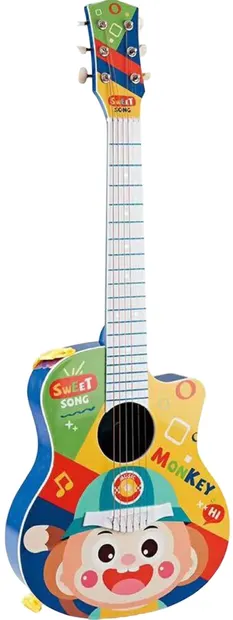 Instrument muzical pentru copii Sonne - Navel, chitară cu corzi metalice, 81 cm