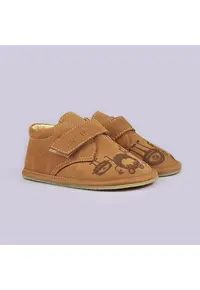 Pantofi Barefoot din piele naturala - Scaree - Maro - Maro