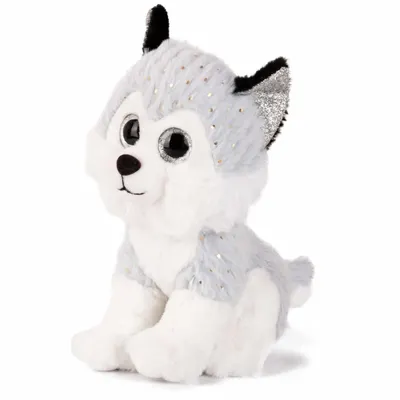 Catelus Husky de plus Amek 25 cm