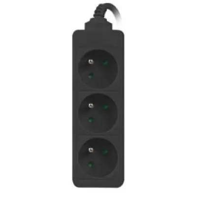 Prelungitor Lanberg 3 prize negru PS0-03E-0300-BK