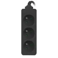 Prelungitor Lanberg 3 prize negru PS0-03E-0300-BK