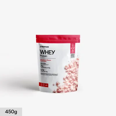 Whey proteine căpșune 450g